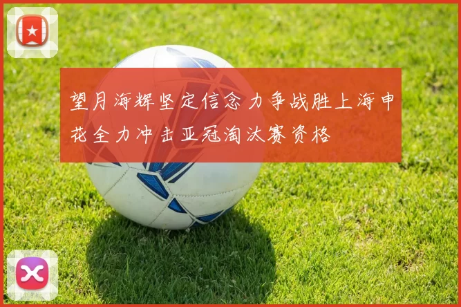 望月海辉坚定信念力争战胜上海申花全力冲击亚冠淘汰赛资格
